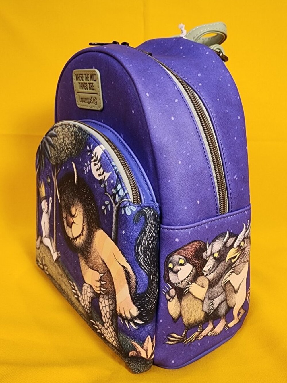Loungefly Where The Wild Things Are Mini Backpack Soft Tag NEW - Picture 9 of 12